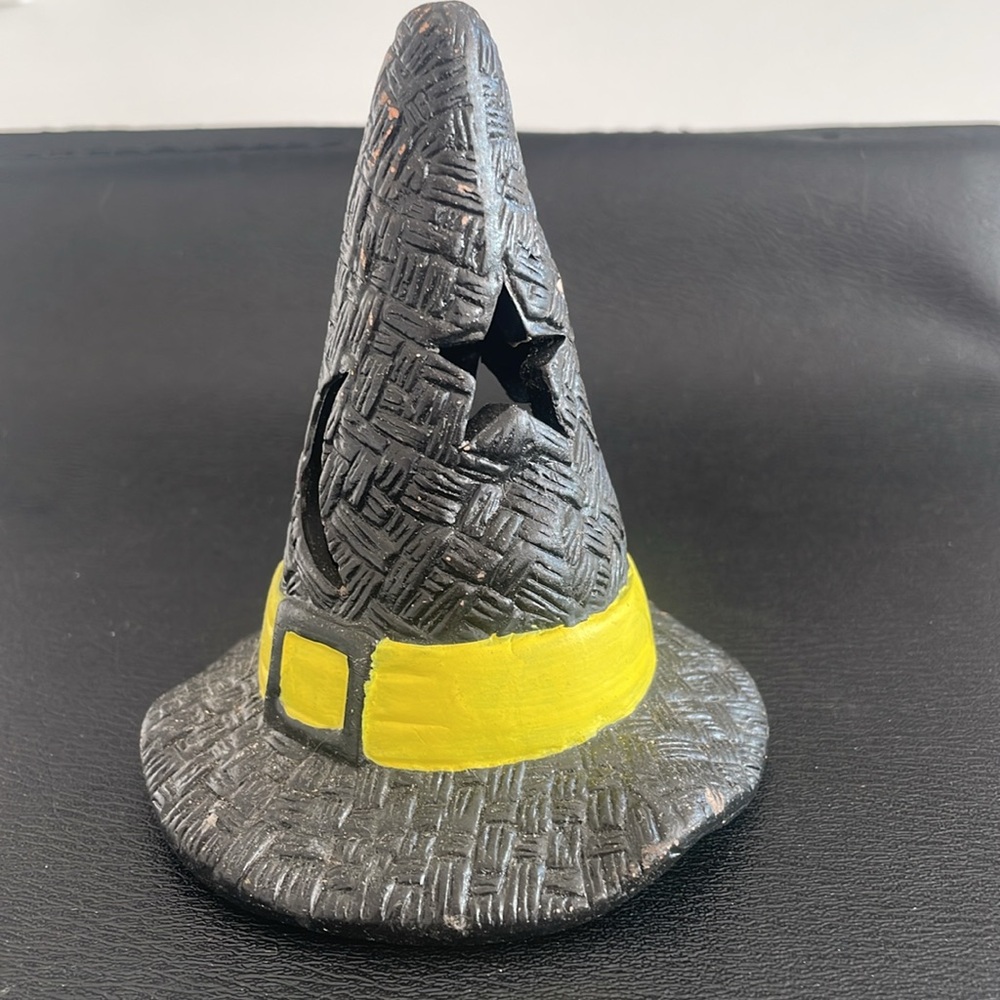 NWOT: Witch Hat Tealight Holder - Halloween Decor NEW